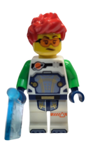 Space Figure Red Hair w/Tablet BAM