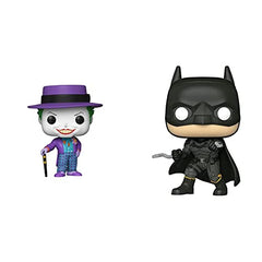 Funko POP! Heroes: Batman 1989 - The Joker With Hat and Cane - 1 in 6 Chance Of Receiving A Rare CHASE variant - Funko POP! 47709