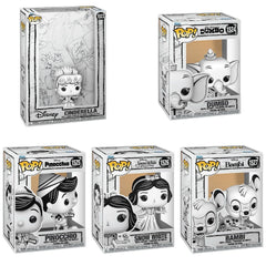 Funko Pop! Disney: Sketch Sketched - Cinderella / Dumbo / Pinocchio / Snow White / Bambi *PREORDER*