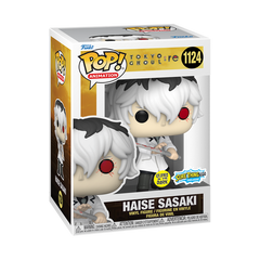 Funko Pop! Animation: Tokyo Ghoul :RE Ken Kaneki in White / HAISE SASAKI *GLOW SURETHINGTOYS EXCLUSIVE* *PREORDER*