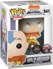 Funko Pop! Animation: Avatar the Last Airbender - Aang on Airscooter (CHASE Glow in the Dark Special Edition) #541