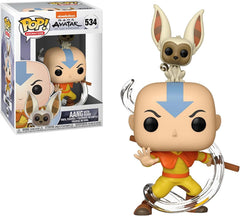 Funko Pop! Animation: Avatar the Last Airbender - Aang with Momo #534