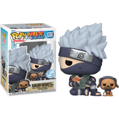 FUNKO POP! ANIME NARUTO SHIPPUDEN KAKASHI WITH PAKKUN #1338