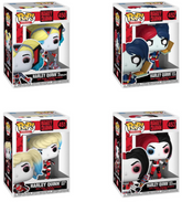Funko Pop! DC: Harley Quinn - On Apokolips #450 / with Bat #451 / with Pizza #452 / with Weapons #453