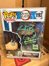Funko Pop! Anime: Demon Slayer - Muichiro Tokito #1853 / #1193 SIGNED BY GRIFFIN BURNS