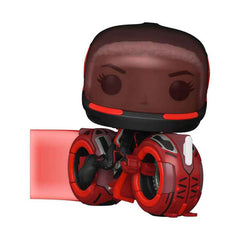 Funko Tron: Ares POP! Rides Vinyl Figure Athena with Light Cycle