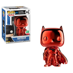 Funko Pop! Heroes: DC Super Heroes - Batman (Red Chrome Funko Shop Exclusive) #144