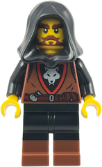 Wolfpack - Male, Black Legs with Reddish Brown Boots, Black Hood bdp280