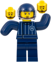 Police Dog Trainer, Dark Blue Helmet, Bite Suit cty1526