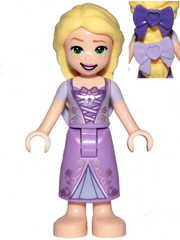 Rapunzel - Mini Doll, Dark Purple and Lavender Bows dp103a