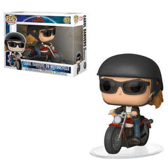 Funko Pop! 57 Pop Rides- Captain Marvel - Carol Danvers on Motorcycle Vinyl Figure