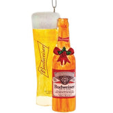 Kurt Adler - Budweiser Beer Ornament - Choose your Style