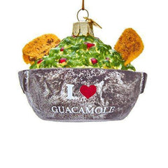 Kurt Adler - Guacamole Bowl 3 1/2" Glass Ornament