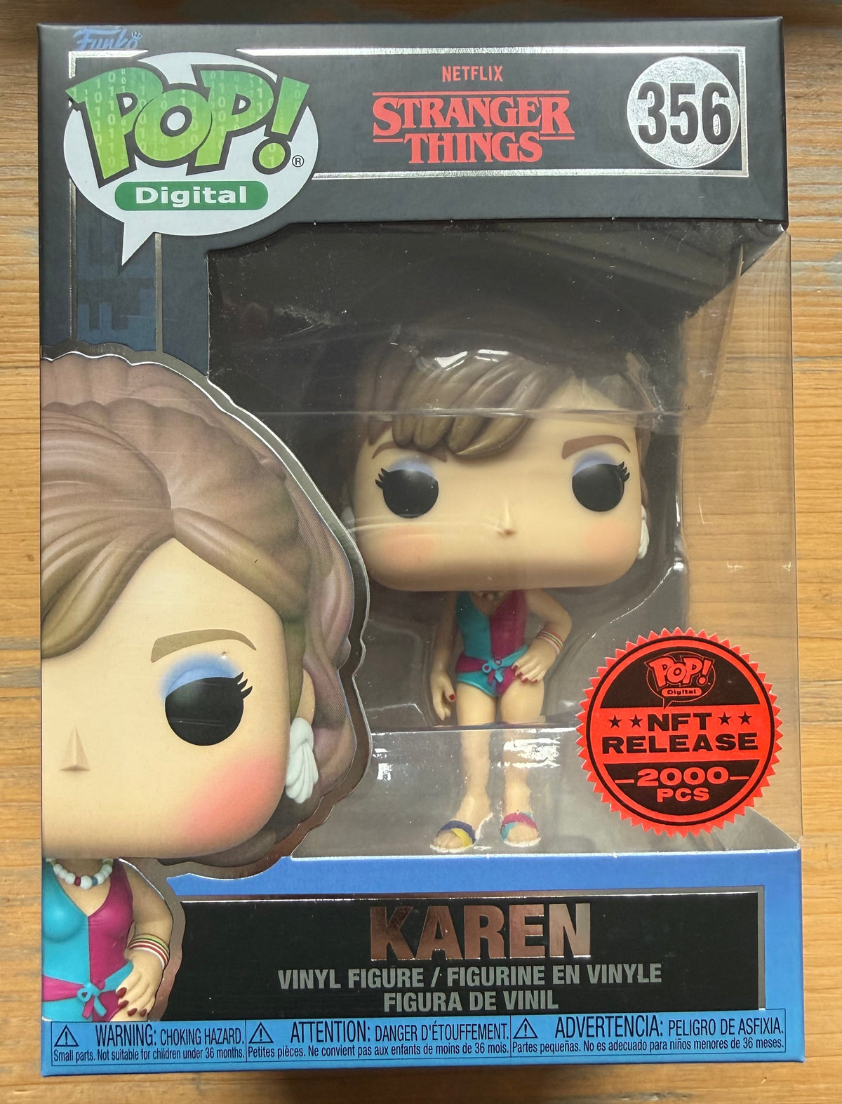 Funko Pop! Digital: Stranger Things - Karen in Swimsuit (Legendary LE 2000 PCS) #356 [Minor box damage]