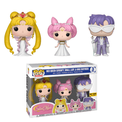 FUNKO POP! ANIMATION: SAILOR MOON - [3PK] NEO QUEEN SERENITY, SMALL LADY, & KING ENDYMION **HOT TOPIC EXCLUSIVE**