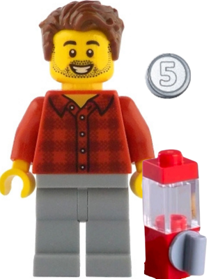 Rob the Fan Designer - Red Plaid Flannel Shirt, Light Bluish Gray Legs idea226