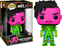 Funko Pop Marvel WHAT IF...? INFINITY KILLMONGER BLACKLIGHT 10" [SPECIAL EDITION EXCLUSIVE] #1058