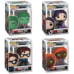 Funko Pop! DC: Titans - Beast Boy / Raven / Nightwing / Starfire
