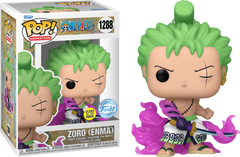 Funko Pop! Animation: ONE PIECE ZORO with ENMA GLOW IN THE DARK #1288 [CHALICE EXCLUSIVE]
