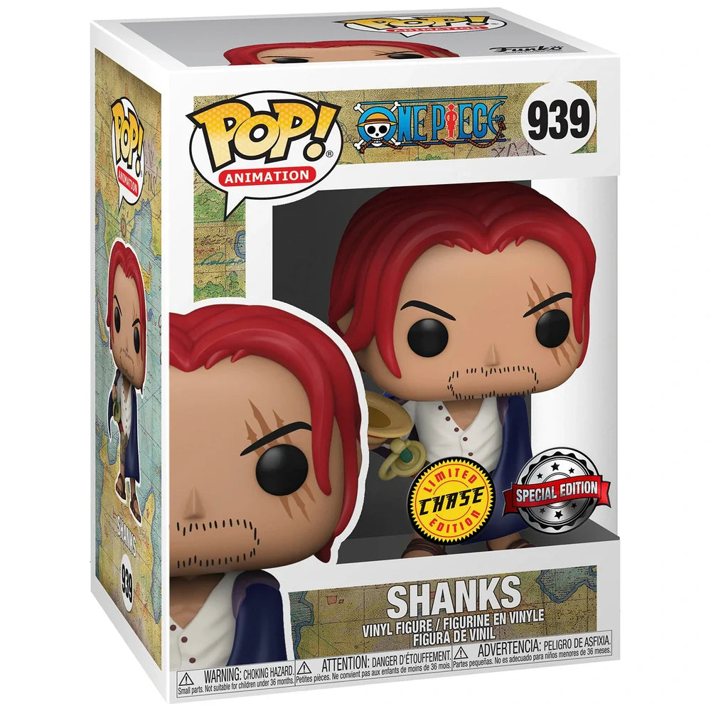 Funko Pop! Animation: One Piece - Shanks (Chase Special Edition) #939