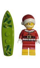 Surfing Santa Clause w/ Surf Board BAM 2024