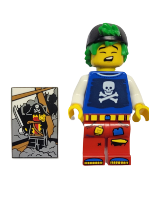 Pirate Boy w/Pirate Poster Tile BAM 2025