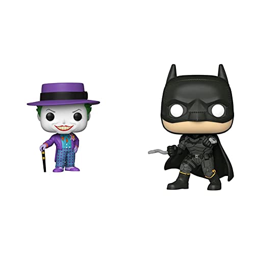 Funko POP! Heroes: Batman 1989 - The Joker With Hat and Cane - 1 in 6 Chance Of Receiving A Rare CHASE variant - Funko POP! 47709