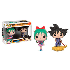 Funko Pop! Animation: Dragon Ball - Bulma & Goku with Flying Nimbus 2-Pack [Moderate damage]