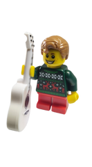 Ugly Christmas Sweater Boy w/Guitar BAM