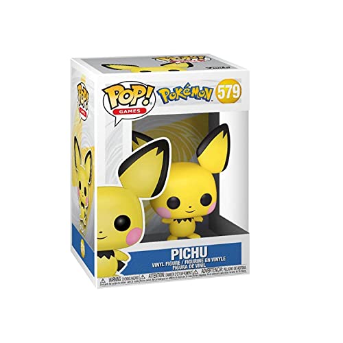 Funko POP! Games: Pokemon - Pichu - Collectable Vinyl Figure For Display - Gift Idea - Official Merchandise - Toys For Kids & Adults - Video Games Fans - Model Figure For Collectors