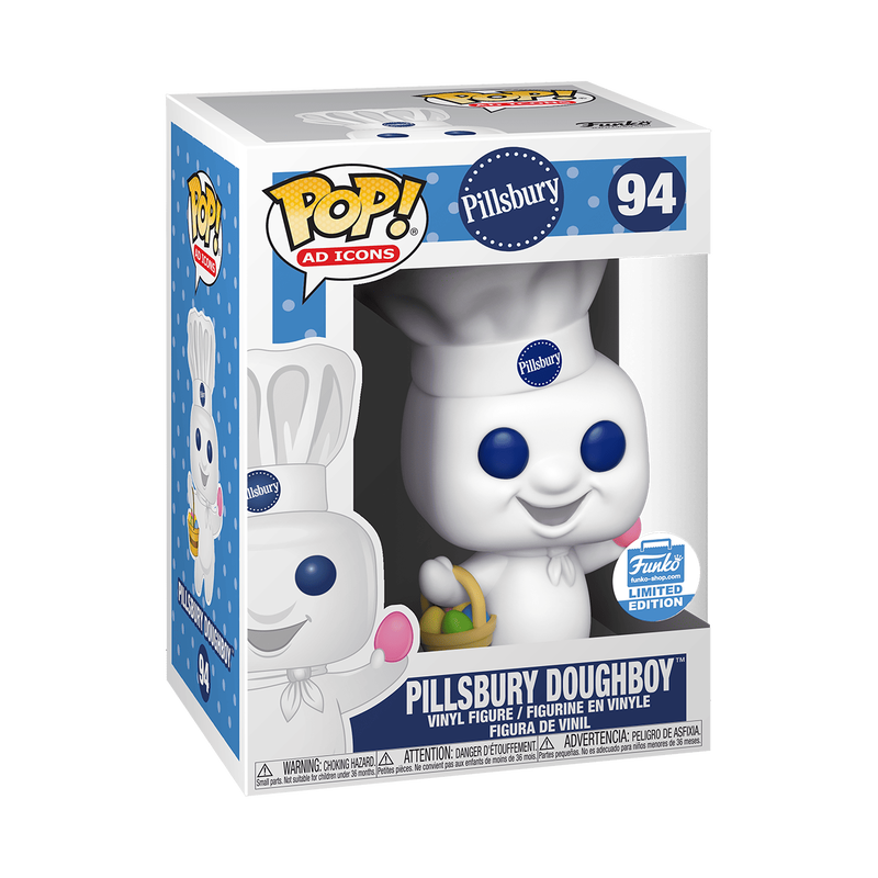 Funko Pop! Ad Icons: Pillsbury - Pillsbury Doughboy (with Easter Eggs Funko Exclusive) #94