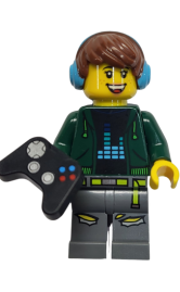 Video Game Enthusiast w/ Game Controller BAM 20205