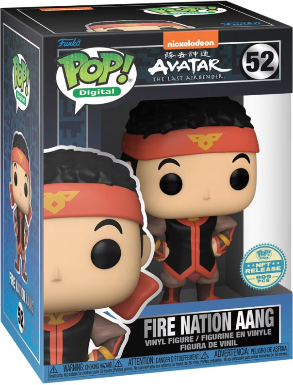 Funko Pop! Digital: Avatar The Last Airbender - Fire Nation Aang (Grail LE 999 PCS) #52