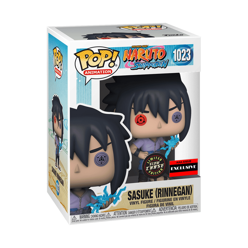 Funko Pop! Animation: Naruto Shippuden - Sasuke Rinnegan (Glow in the Dark Chase Special Edition) #1023