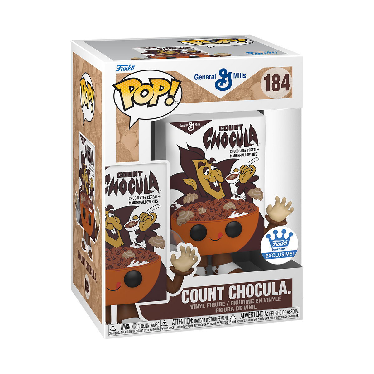 Funko Pop! AD-ICON COUNT CHOCULA CEREAL BOX  *FUNKO SHOP EXCLUSIVE*