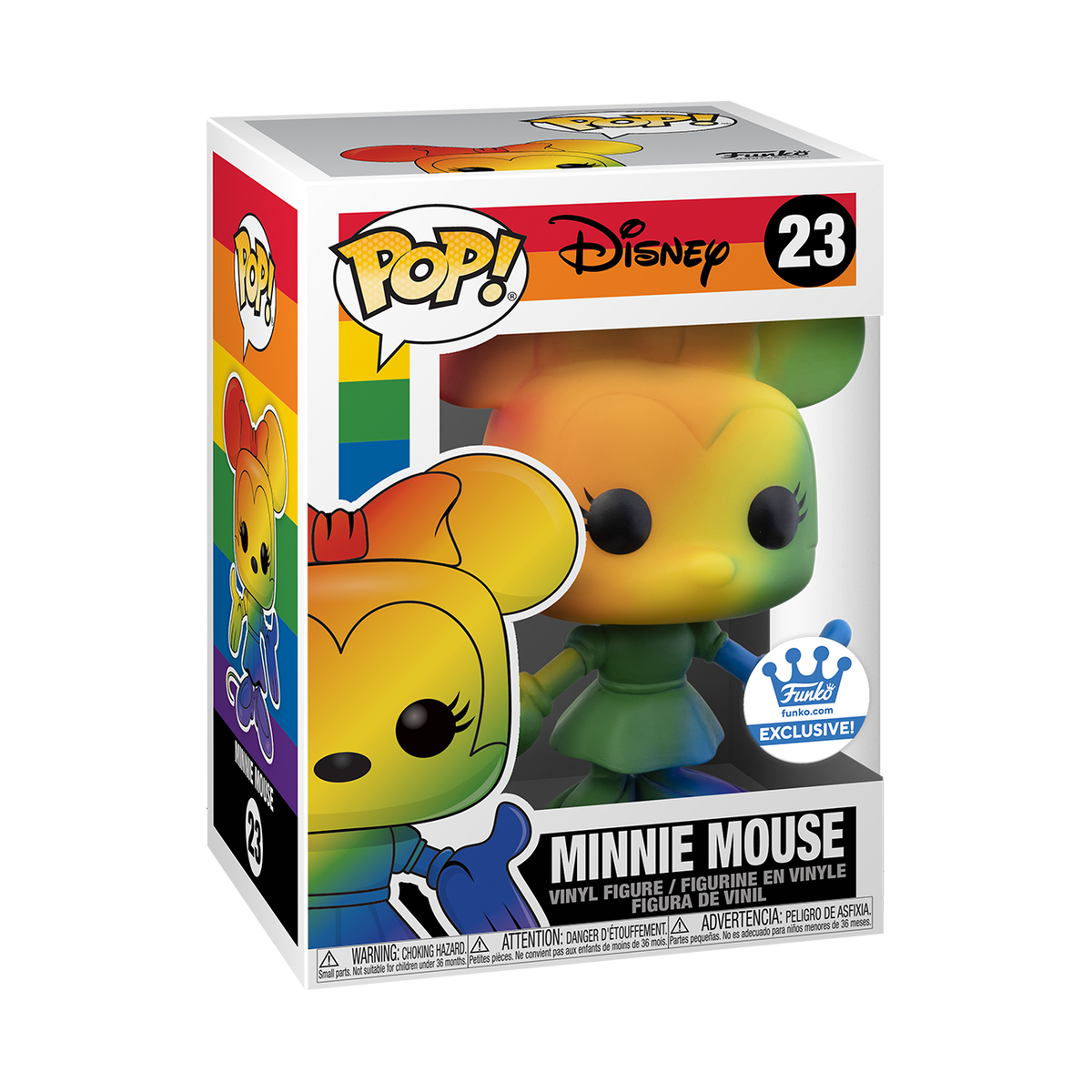 Funko Pop! Disney: Pride - Minnie Mouse (Rainbow) #23 [Exclusive]