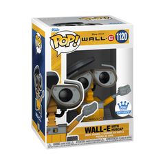 Funko Pop! Disney Pixar Wall-E with HUBCAP TRASH CAN [FUNKO SHOP EXCLUSIVE] #1120