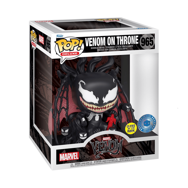 Funko Pop! Deluxe Marvel: Venom - Venom on Throne (Pop In A Box Exclusive) #965