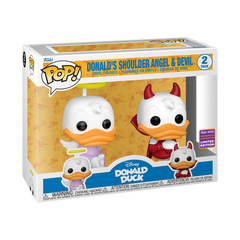Funko Pop! DISNEY DONALD'S SHOULDER ANGEL & DEVIL 2 PACK [WONDROUS SHARED CONVENTION]
