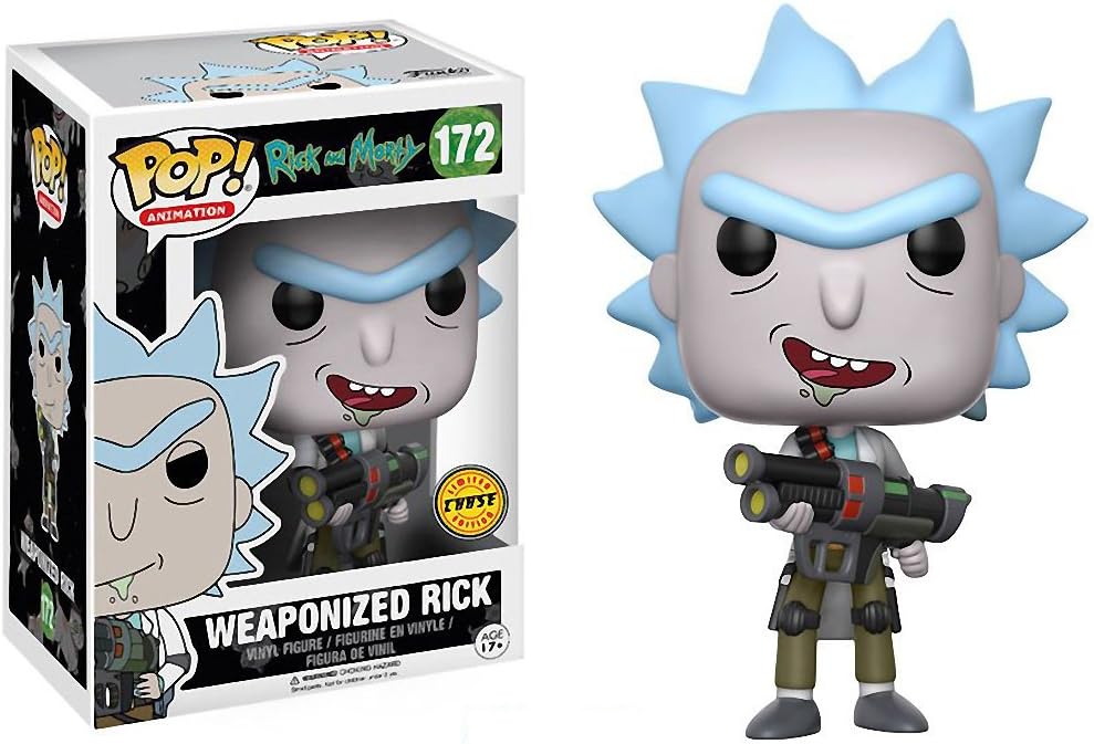 Funko Pop! Animation: Rick and Morty - Weaponized Rick (Open Mouth Chase Edition) #172