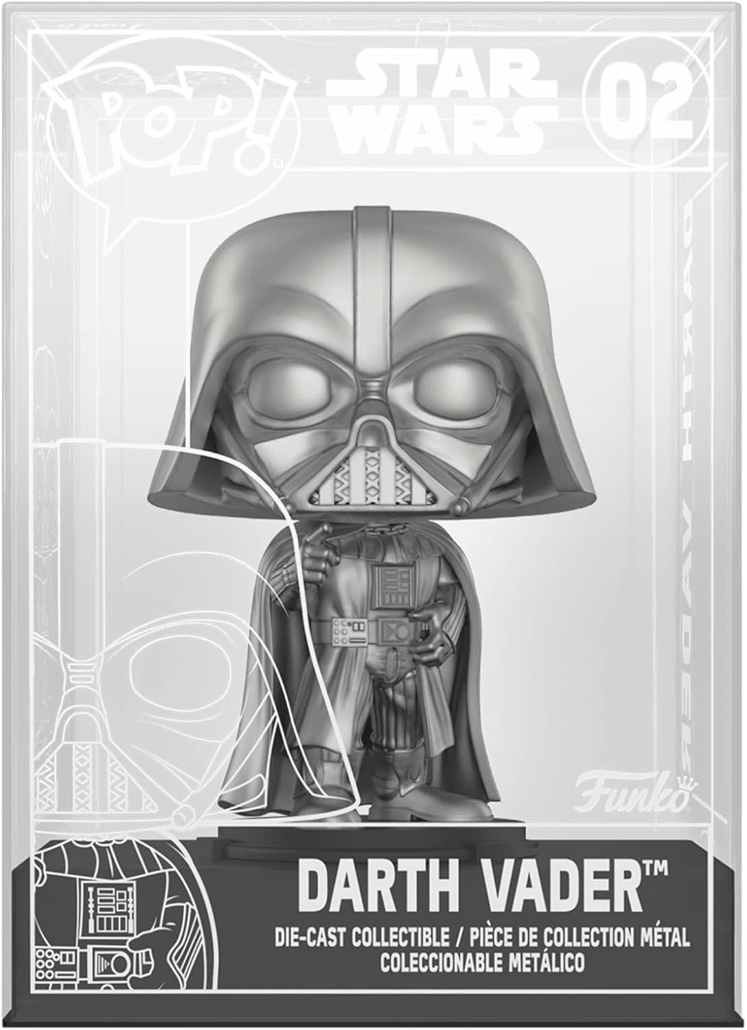 Funko Pop! Die-Cast: Star Wars - Darth Vader (Funko Exclusive) [CHASE] #02