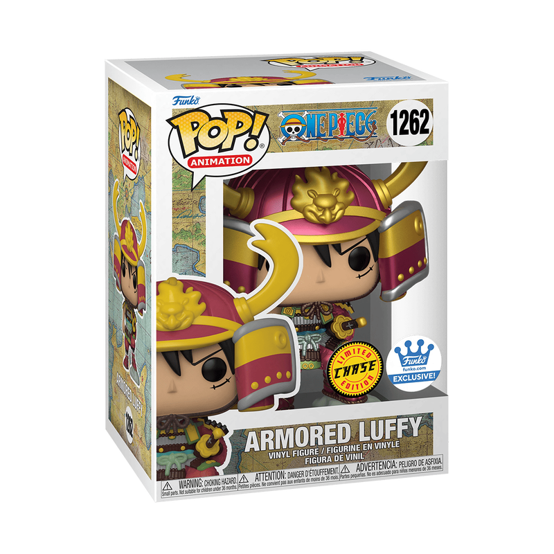 Funko Pop! Animation: One Piece - Armored Luffy (Metallic Chase Funko Exclusive) #1262