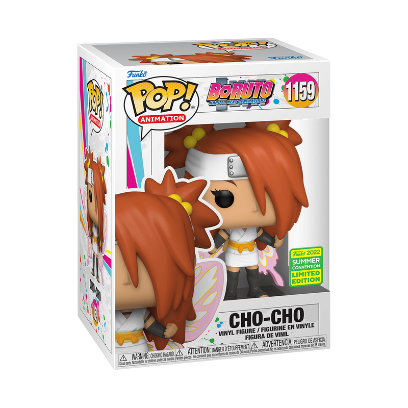 Funko Pop! Animation: Boruto Naruto Next Generations - Cho-Cho (Butterfly 2022 Summer Convention Limited Edition) #1159