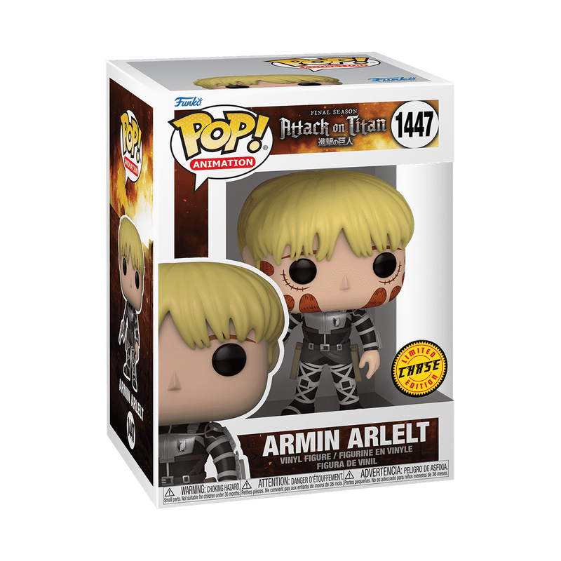 Funko Pop! Animation: Attack on Titan - Armin Arlelt (Face Marks Chase Edition) #1447
