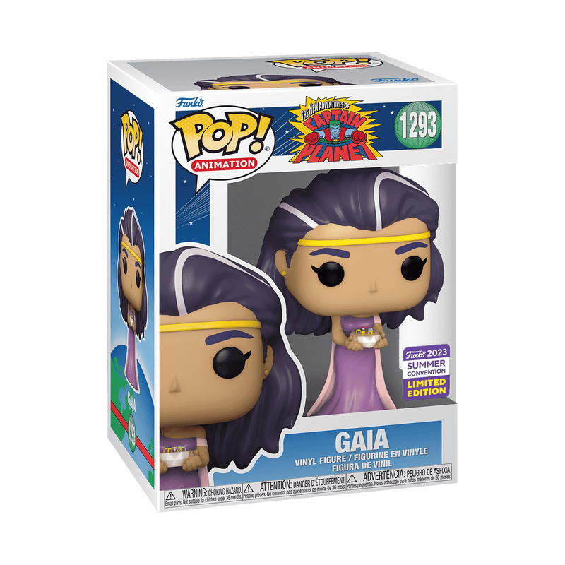 Funko Pop! Animation: Captain Planet - Gaia (2023 Summer Convention Limited Edition) #1293