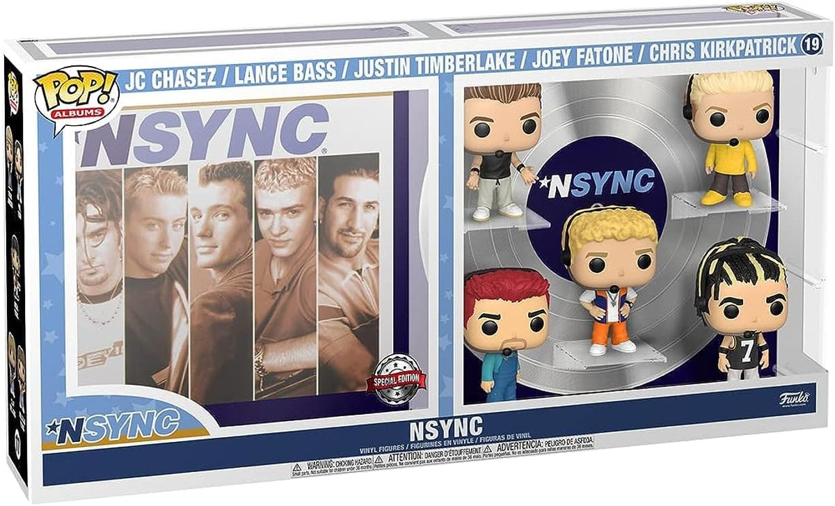 Funko Pop! Deluxe Albums: NSync - JC Chasez, Lance Bass, Justin Timberlake, Joey Fatone, and Chris Kirkpatrick (Special Edition) #19