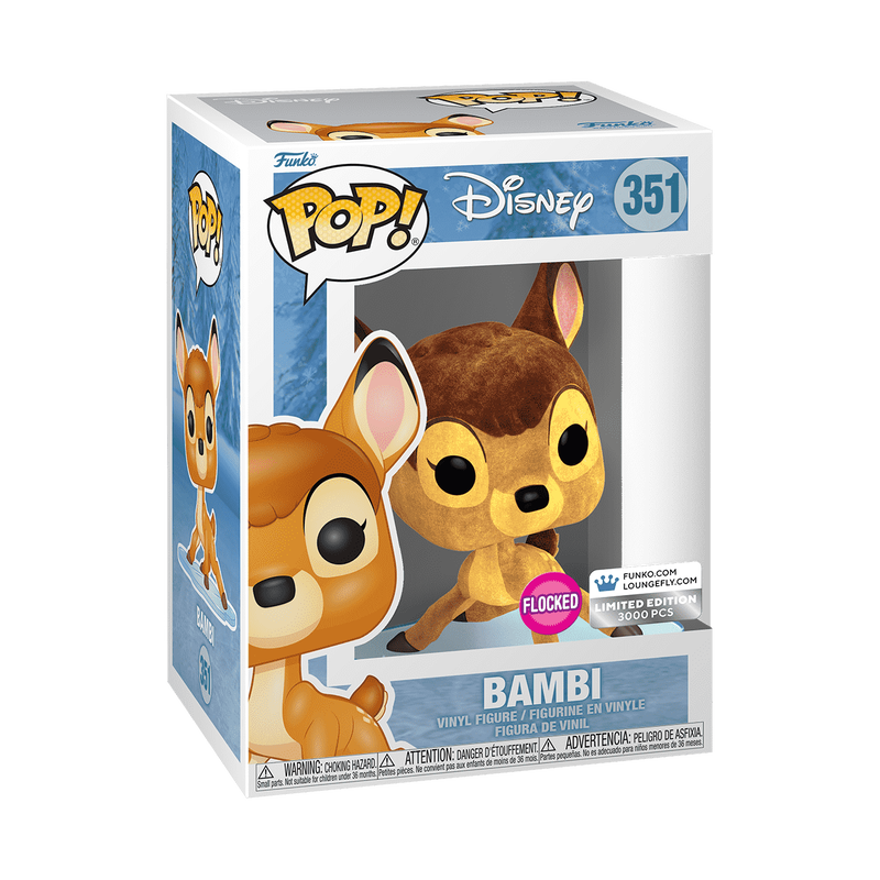 Funko Pop! Disney: Bambi on Ice (Flocked Loungefly Exclusive LE 3000 PCS) #351