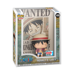 FUNKO POP! ANIME ONE PIECE MONKEY D LUFFY WANTED POSTER #1459 [2023 NYCC FALL CONVENTION EXCLUSIVE] *PREORDER*