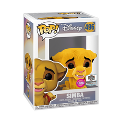 Funko Pop! Disney: The Lion King - Simba (Flocked Exclusive) #496