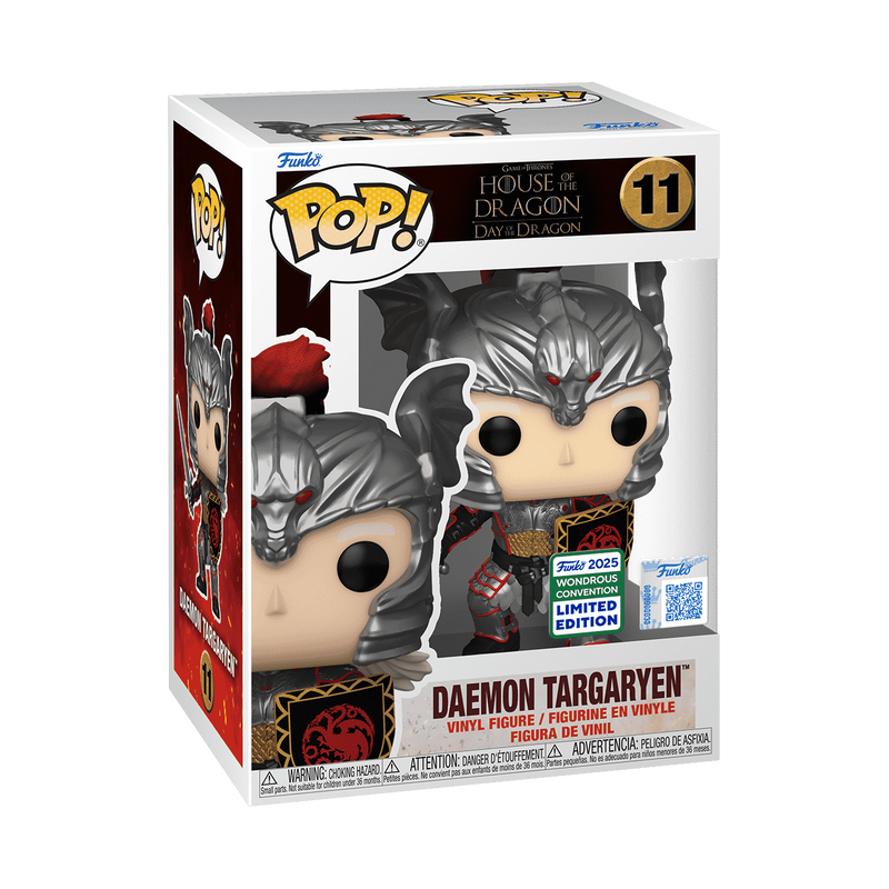Funko Pop! House of the Dragon: Daemon Targaryen in Armour (2025 Wondrous Convention Limited Edition) #11